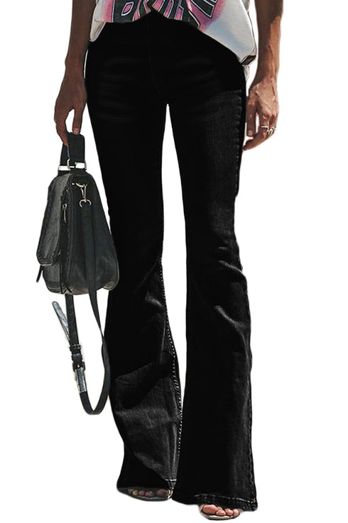 Wash Vintage Wide Leg Jeans